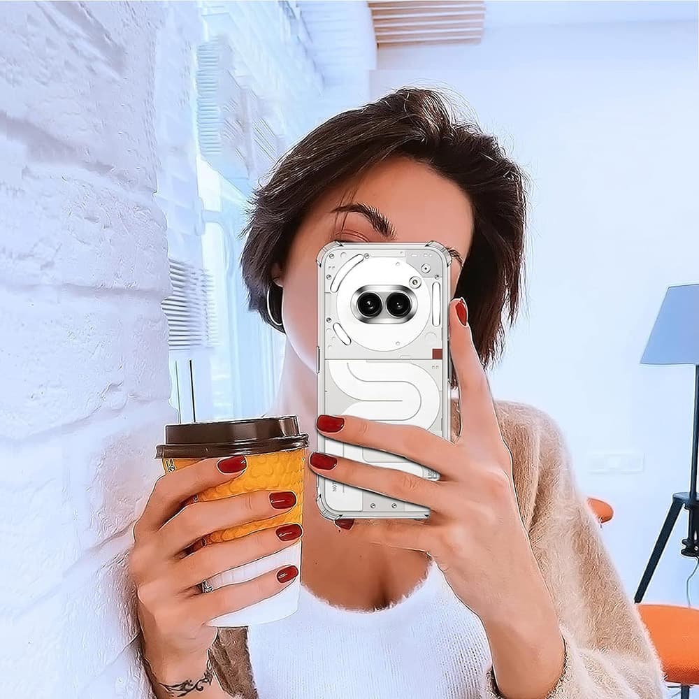 Techsuit nárazuvzdorný průhledný silikon Nothing Phone (3a) Pro průhledný - náhled 4