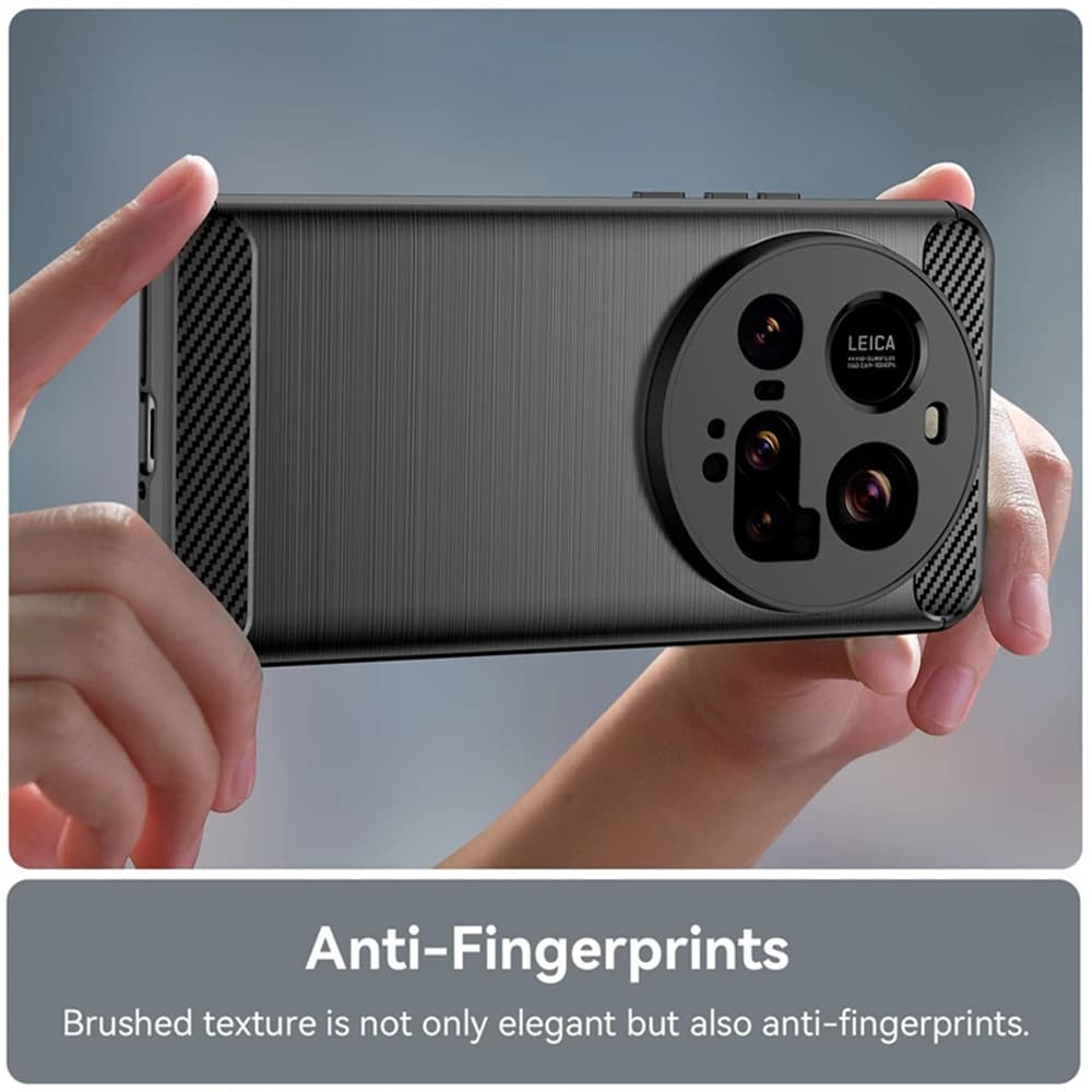 Pouzdro Techsuit Carbon Silicone pro Xiaomi 15 Ultra černé - náhled 4