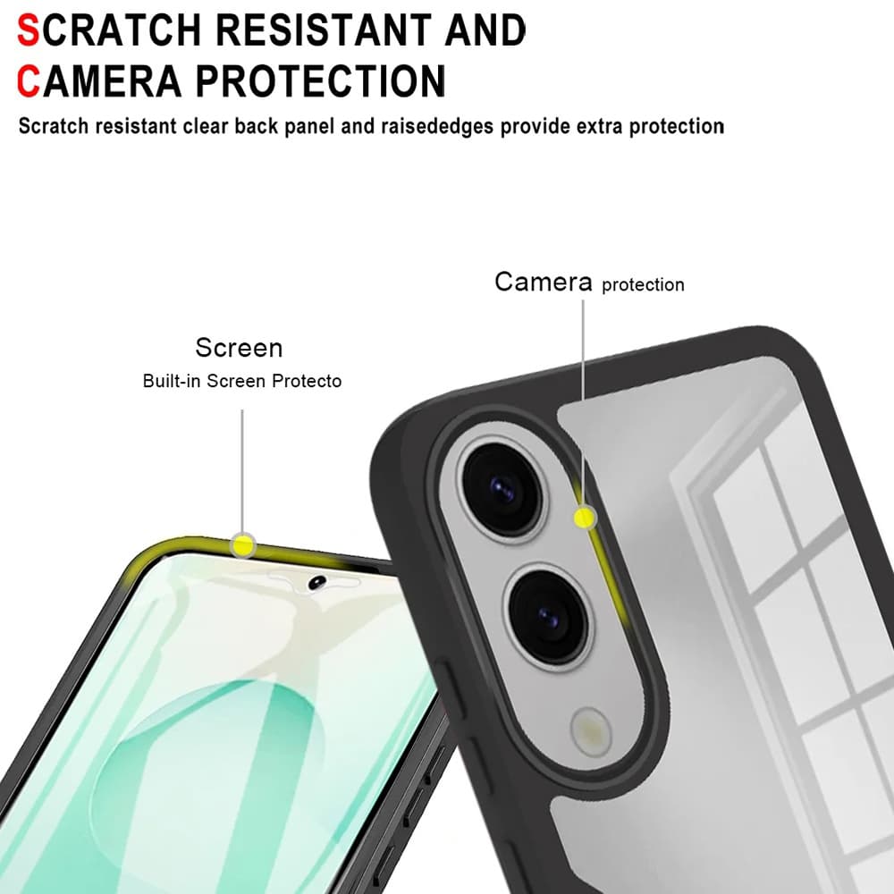 Techsuit ColorVerse 360 Series + Ochranná fólie Samsung Galaxy S25 Edge Modrá - náhled 4