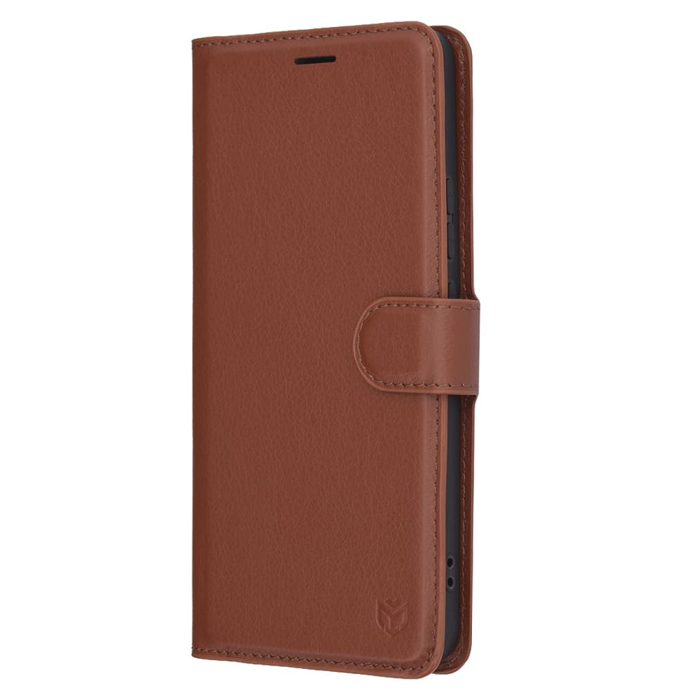 Pouzdro Techsuit z kůže pro Oppo Reno13 F 4G Reno13 F 5G Reno13 FS 5G hnědé - náhled 4