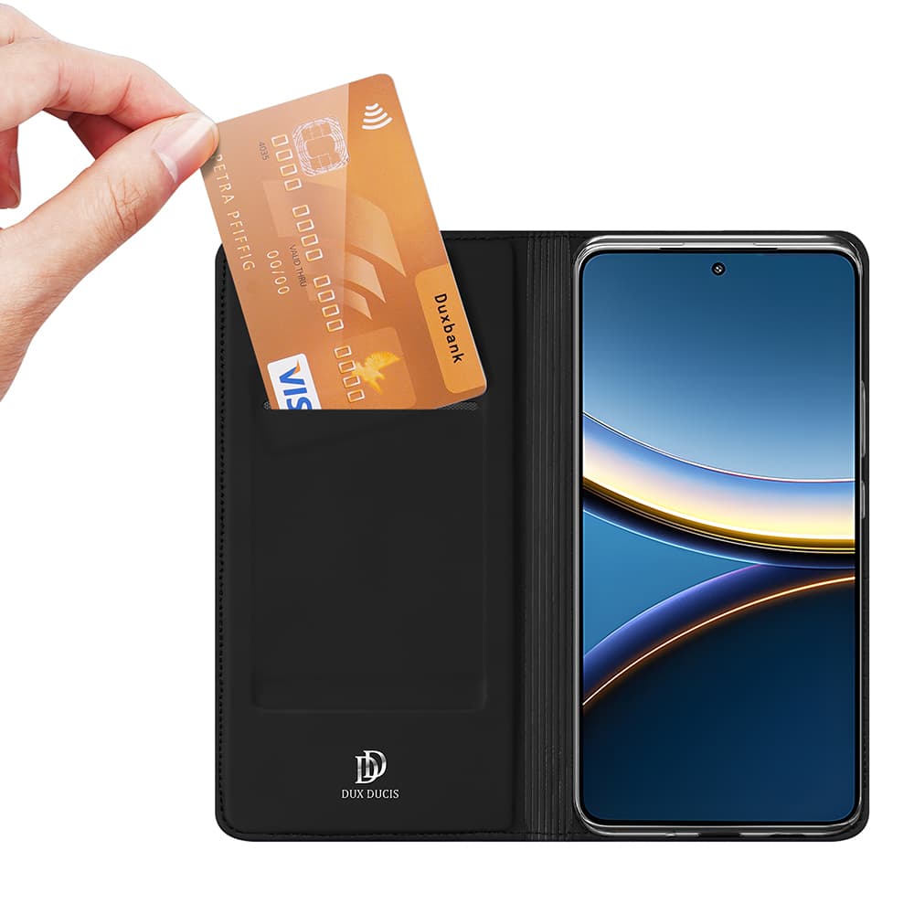 Pouzdro Dux Ducis Skin Pro pro Xiaomi Poco F7 Pro černé - náhled 4
