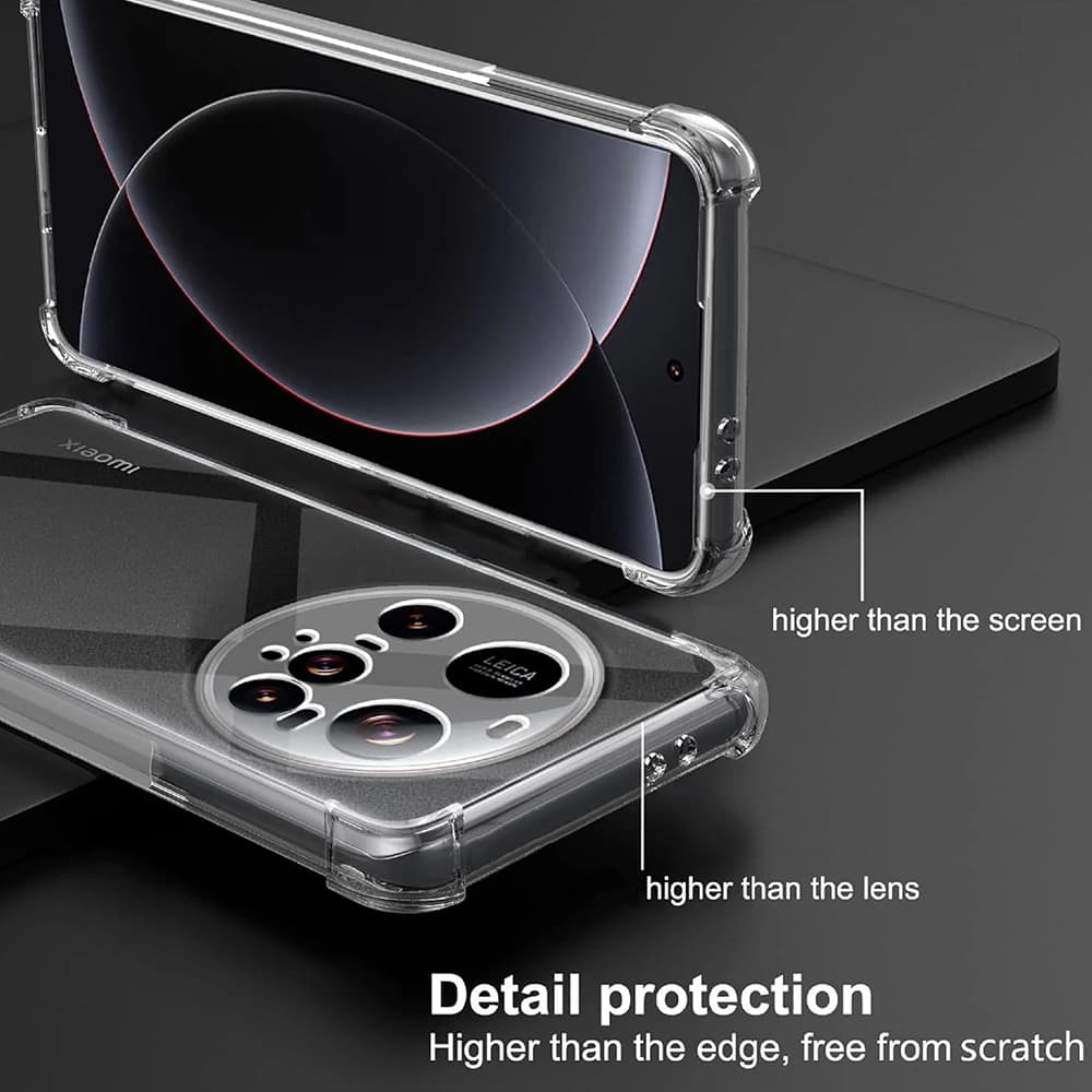 Techsuit Shockproof silikonový obal Xiaomi 15 Ultra průhledný - náhled 4
