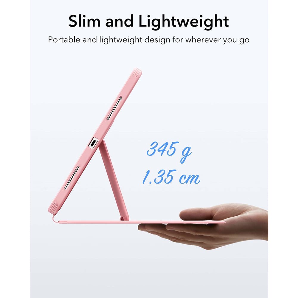 ESR Flip Hybrid s držákem na tužku iPad 10 2022 10.9 / 11 2025 růžová - náhled 4