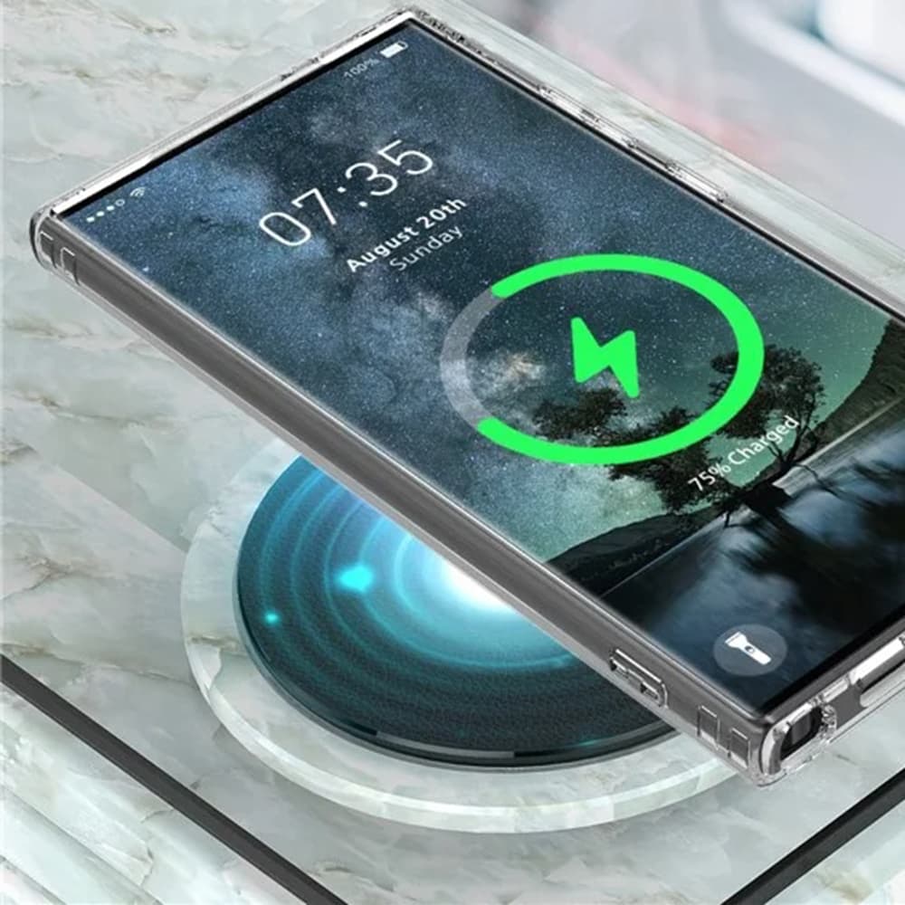 Techsuit MagSafe Pro pro Samsung Galaxy S25 Ultra průhledný - náhled 4