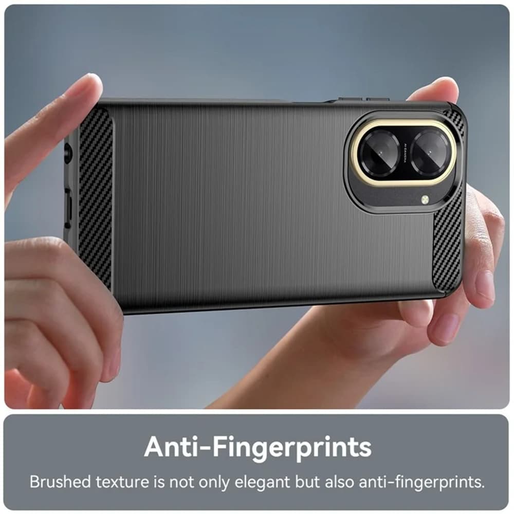 Techsuit Carbon Silicone pro Xiaomi Redmi A5 4G Standard černý - náhled 4