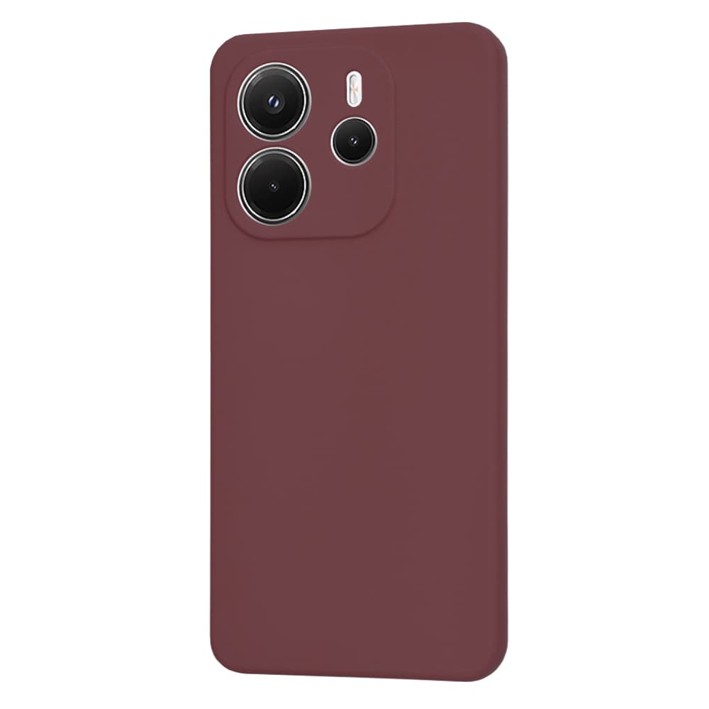 Techsuit SoftFlex Xiaomi Redmi Note 14 4G (Standard) Švestkově červená - náhled 4