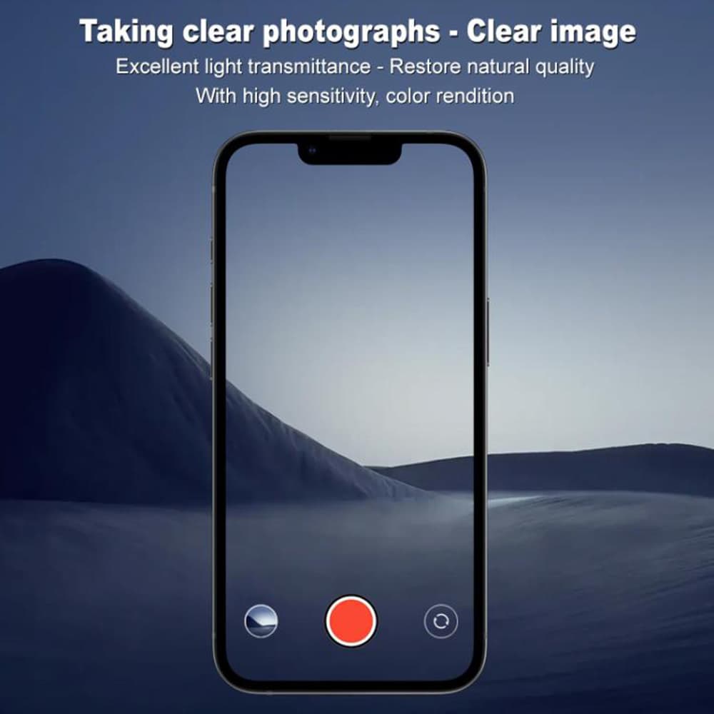 Techsuit ochranné sklo na fotoaparát iPhone 16e černé - náhled 4