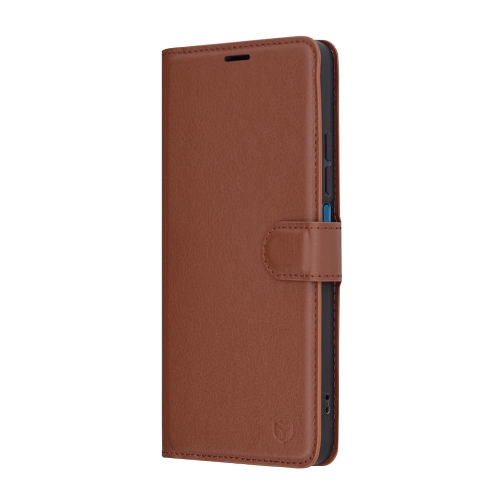 Pouzdro Techsuit z kůže pro Xiaomi Redmi 14C Poco C75 hnědé - náhled 4