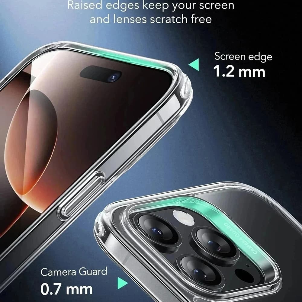 ESR Classic Hybrid HaloLock pro iPhone 16 Pro Max průhledný - náhled 4