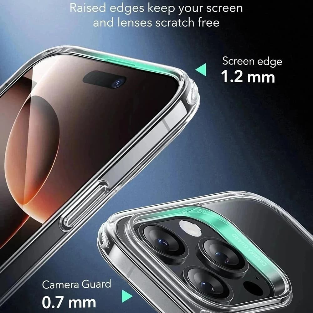 ESR Classic Hybrid HaloLock pro iPhone 16 Pro Max čirý černý - náhled 4