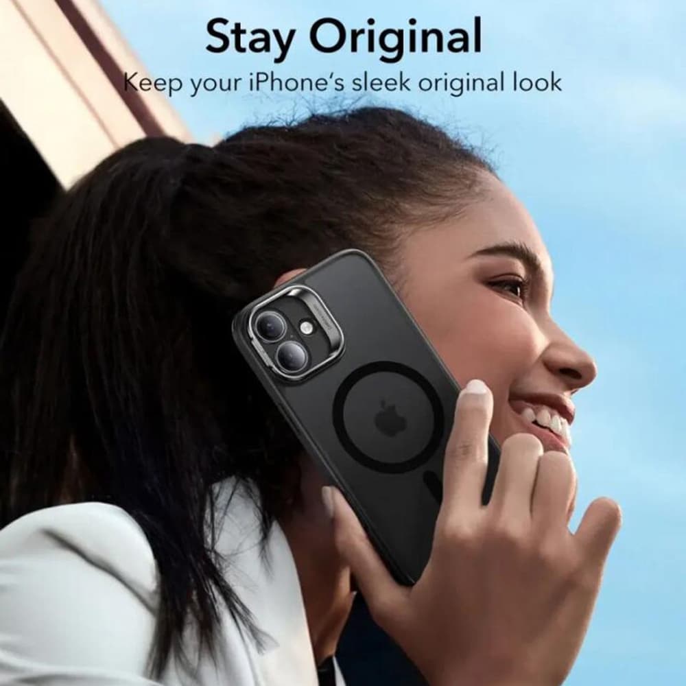 ESR Classic Hybrid HaloLock Kickstand pro iPhone 16 v matné černé - náhled 4