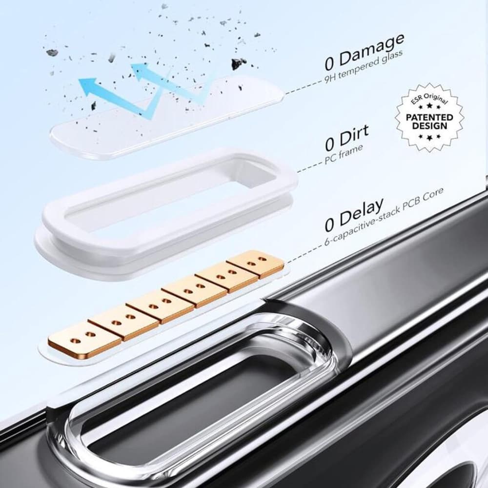 ESR Classic Hybrid HaloLock Kickstand pro iPhone 16 Pro průhledný - náhled 4