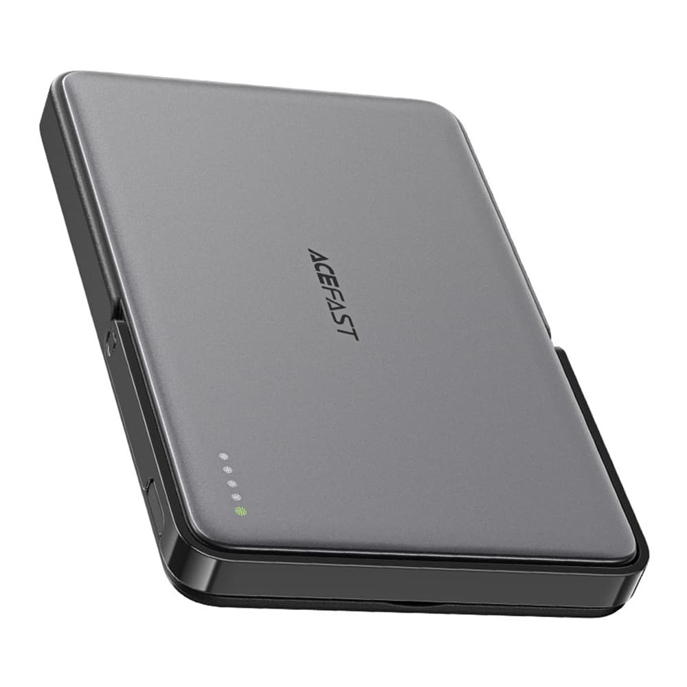 Acefast Magnetic Wireless Power Bank M16-5000 s USB-C 5000mAh černá - náhled 4
