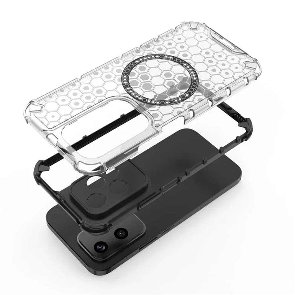 Techsuit HoneyComb Shield MagSafe pro Honor 200 Lite bílý - náhled 4