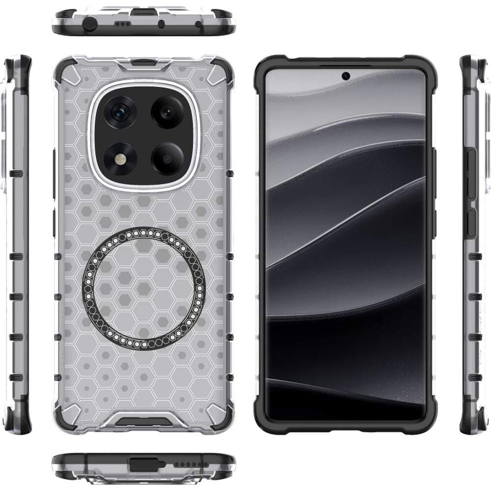 Techsuit HoneyComb Shield MagSafe pro Xiaomi Redmi Note 14 Pro+ 5G bílý - náhled 4
