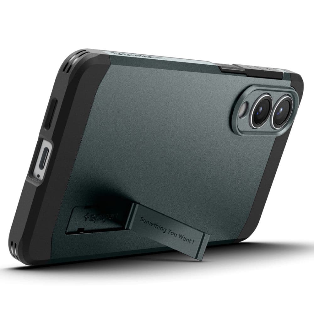 Spigen Tough Armor MagSafe Samsung Galaxy S25 Edge Zelená propast - náhled 4