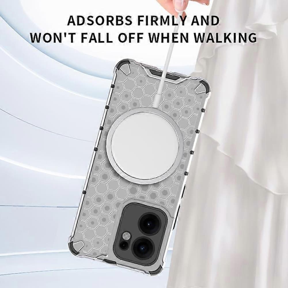 Techsuit HoneyComb Shield MagSafe pro Oppo Reno13 F/FS 4G/5G černý - náhled 4