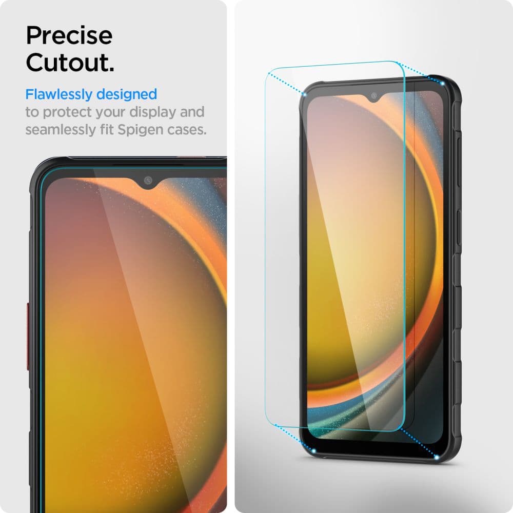 Spigen Glas.tR Slim (2 ks) Samsung Galaxy Xcover7 / Xcover7 Pro čirý - náhled 4