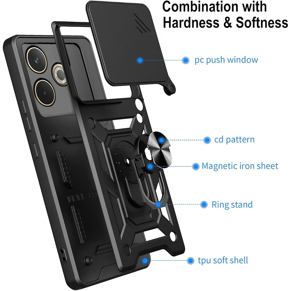 Techsuit CamShield Series Oppo A5 Pro 4G / A5 Pro 5G růžově zlatý - náhled 4