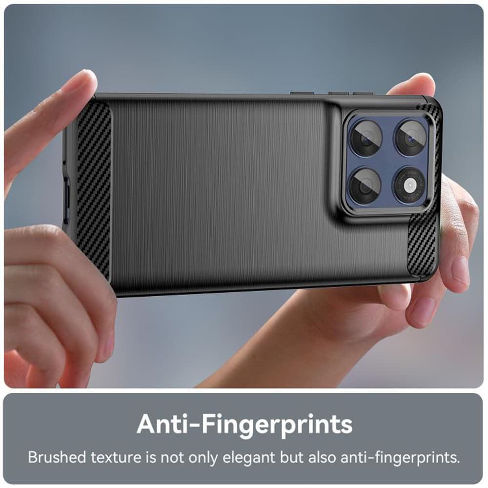 Pouzdro Techsuit Carbon Silicone pro Motorola Edge 60 Pro černé - náhled 4