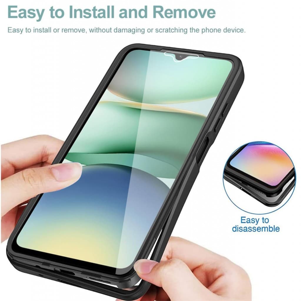 Techsuit ColorVerse 360 Series + Ochranná fólie Xiaomi Redmi A5 4G Černá - náhled 4