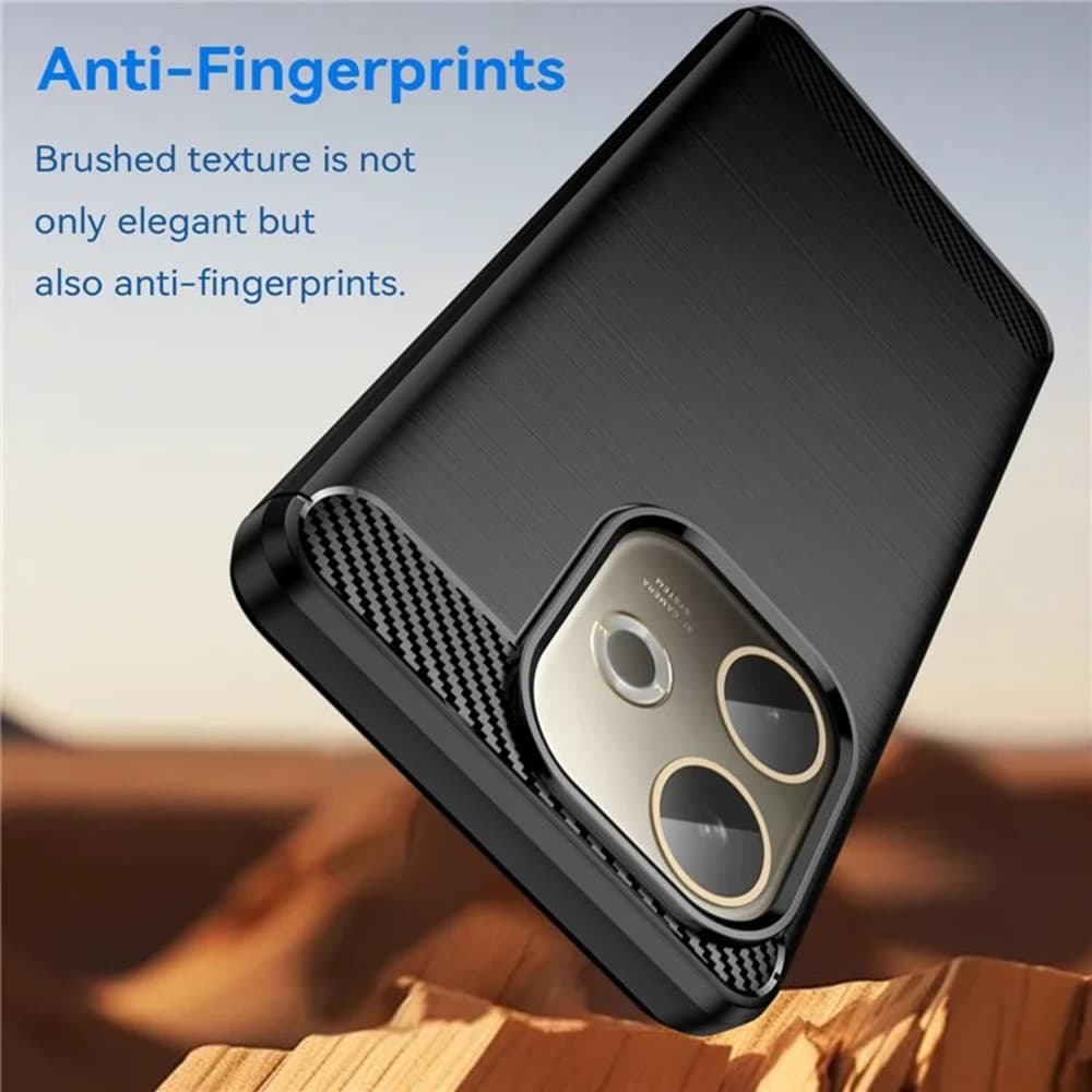 Techsuit Carbon Silicone pro Oppo Reno14 černý - náhled 4