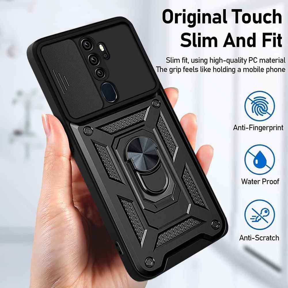 Techsuit CamShield Series Oppo A5 4G A5 5G černý - náhled 4
