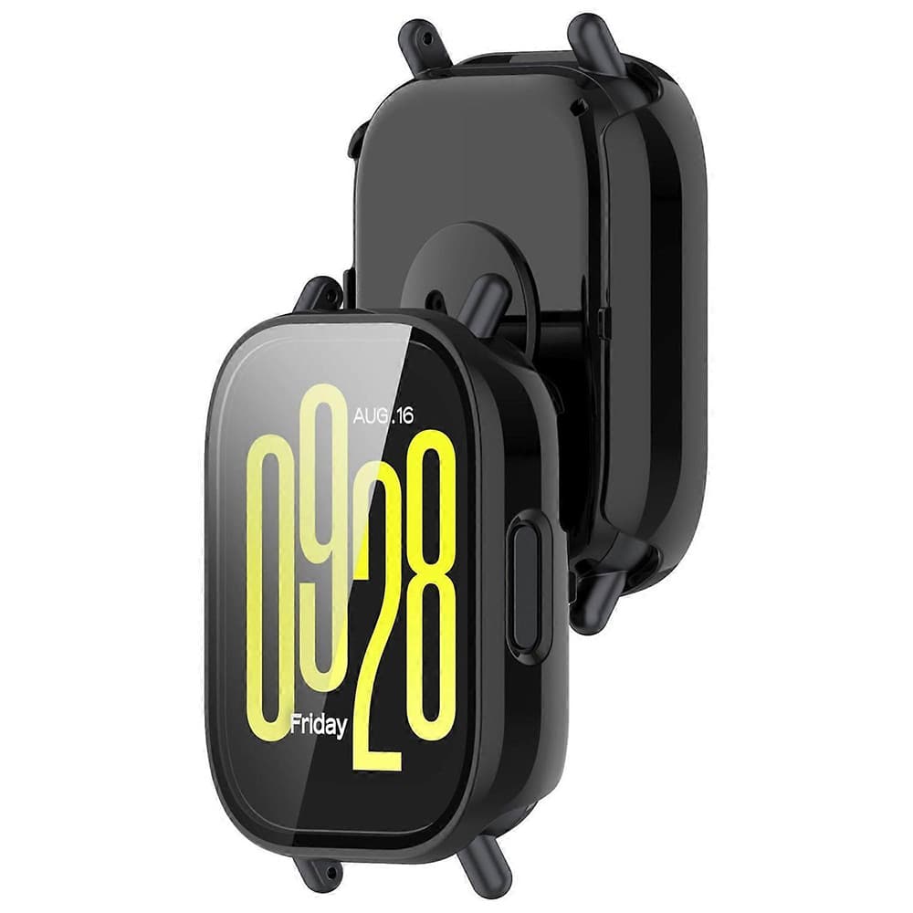 Techsuit Defense360 Pro + Ochranné sklo Xiaomi Redmi Watch 5 Active Černá - náhled 4