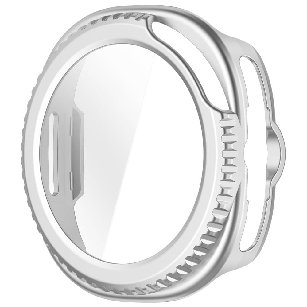 Techsuit Defense360 Pro s ochranným sklem pro Samsung Galaxy Watch8 Classic stříbrná - náhled 4