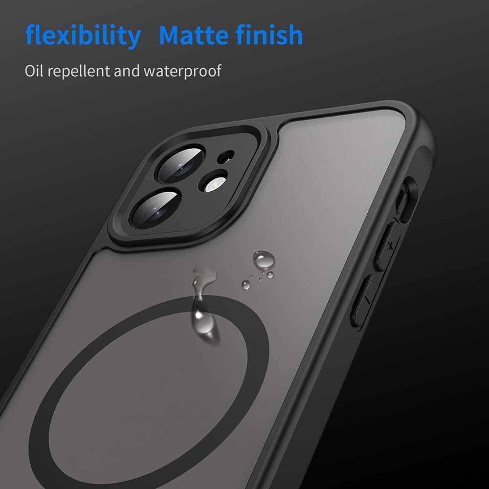 Techsuit HaloFrost II MagSafe pro iPhone 12 černý - náhled 4