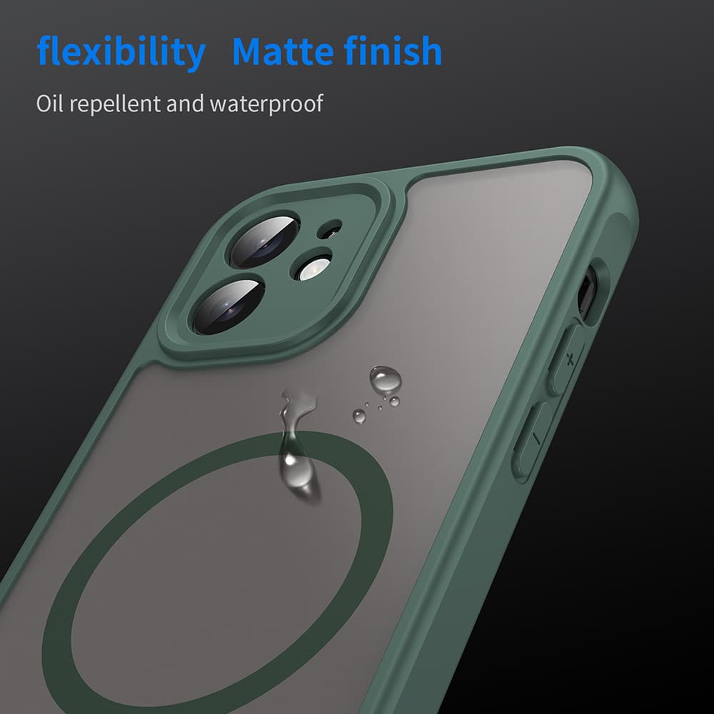 Techsuit HaloFrost II MagSafe pro iPhone 12 zelený - náhled 4