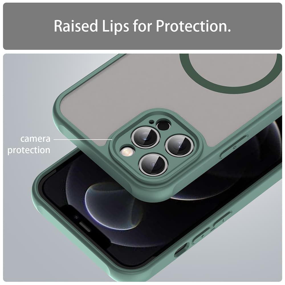 Techsuit HaloFrost II MagSafe pro iPhone 12 Pro Max zelená - náhled 4