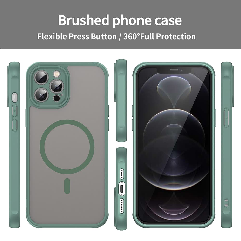 Techsuit HaloFrost II MagSafe pro iPhone 12 Pro zelený - náhled 4