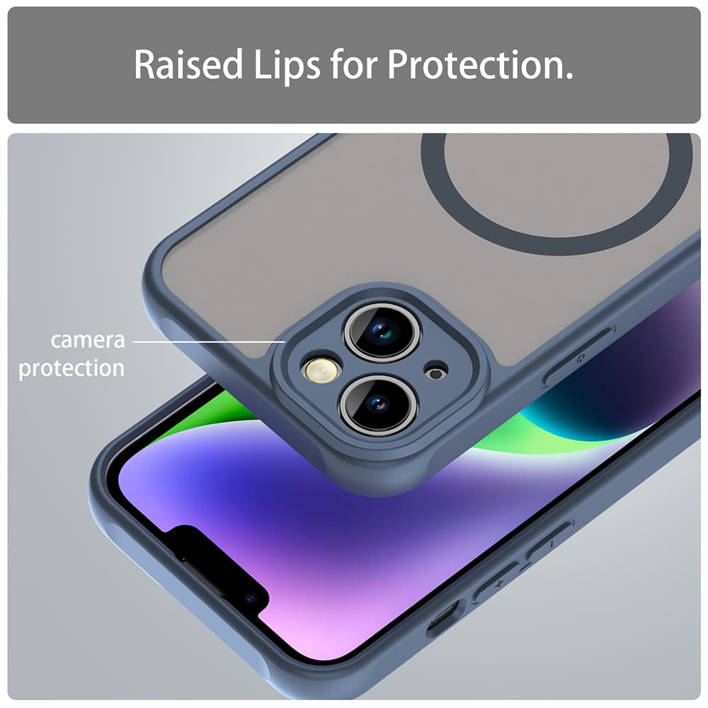 Techsuit HaloFrost II MagSafe pro iPhone 13 v námořnické modré - náhled 4