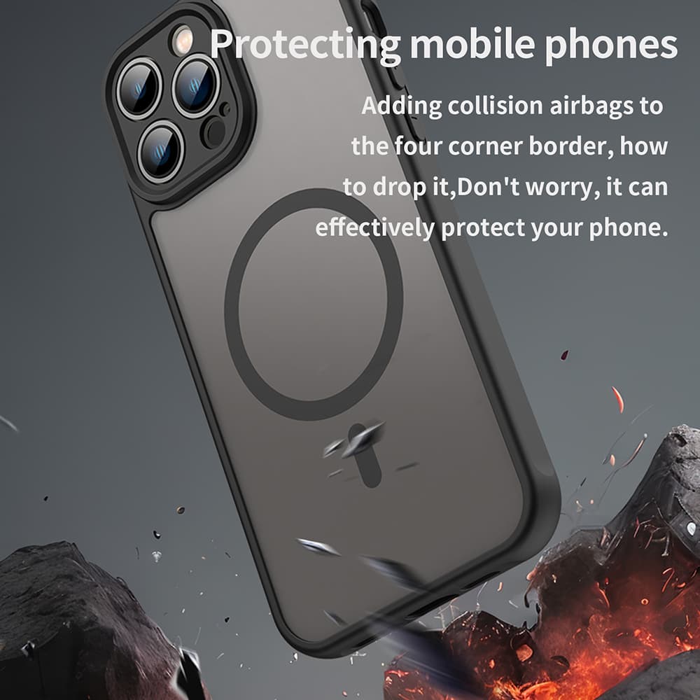 Techsuit HaloFrost II MagSafe pro iPhone 13 Pro černý - náhled 4