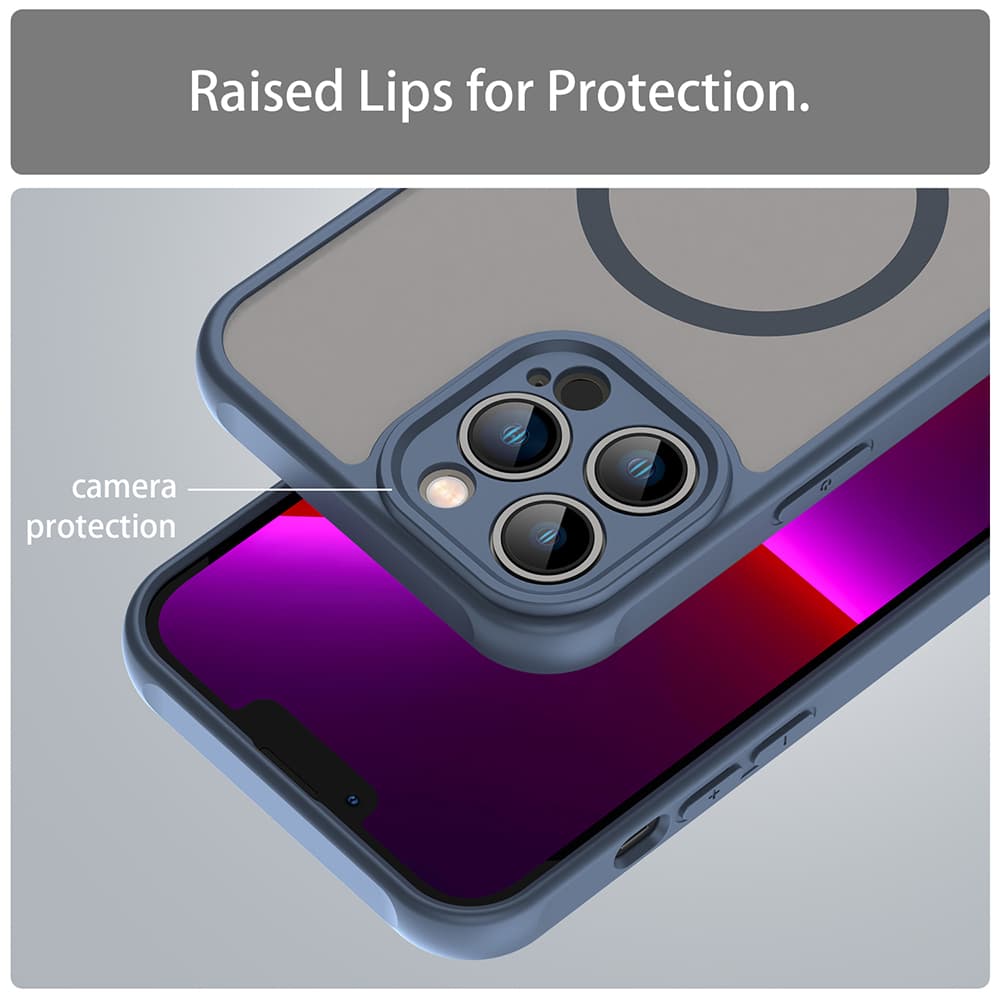 Techsuit HaloFrost II MagSafe pro iPhone 13 Pro námořnická modrá - náhled 4