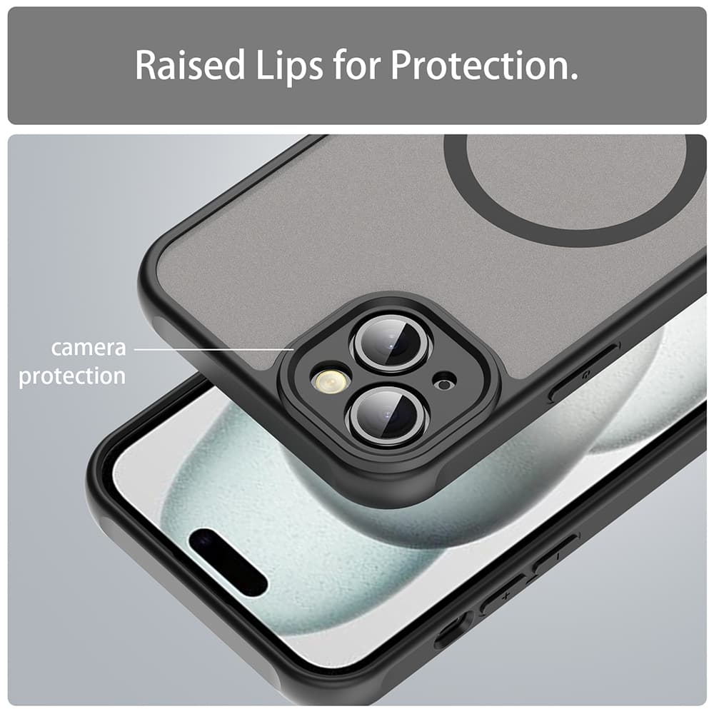 Techsuit HaloFrost II MagSafe pro iPhone 14 Plus černá - náhled 4