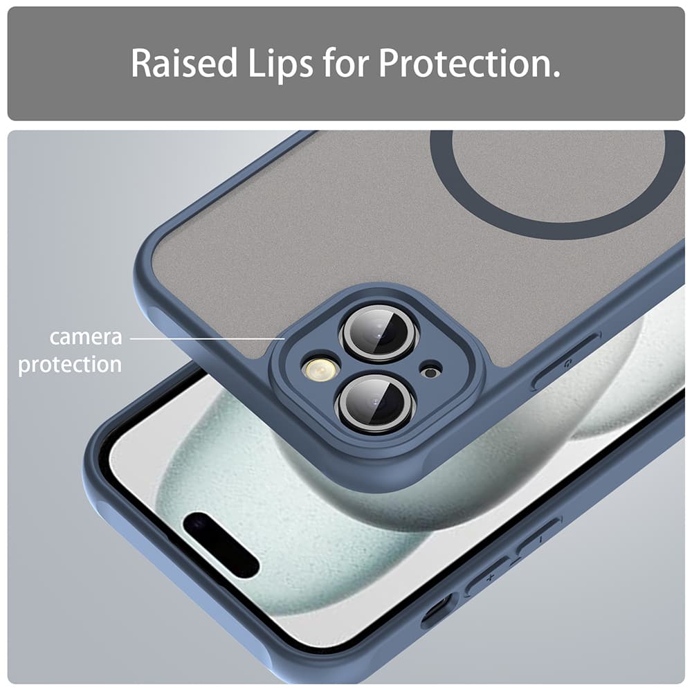 Techsuit HaloFrost II MagSafe pro iPhone 14 Plus v námořnické modré - náhled 4