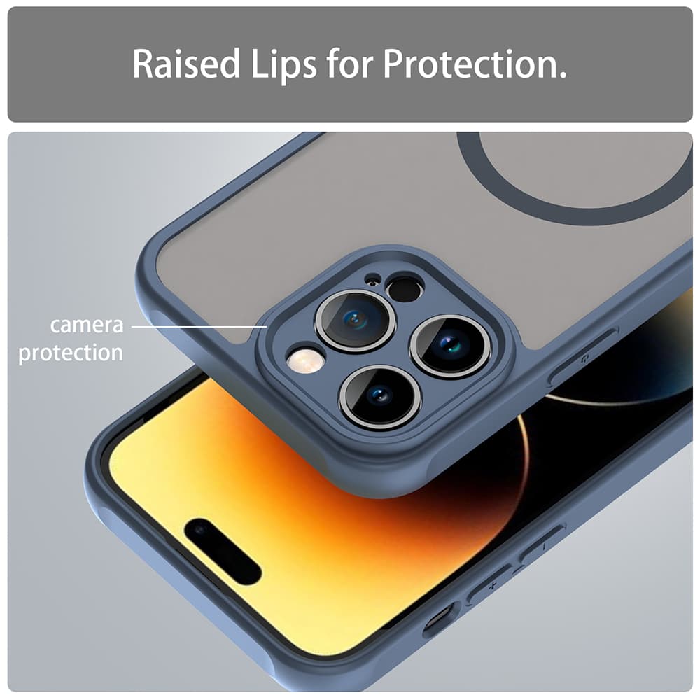Techsuit HaloFrost II MagSafe pro iPhone 14 Pro Max námořnická modrá - náhled 4