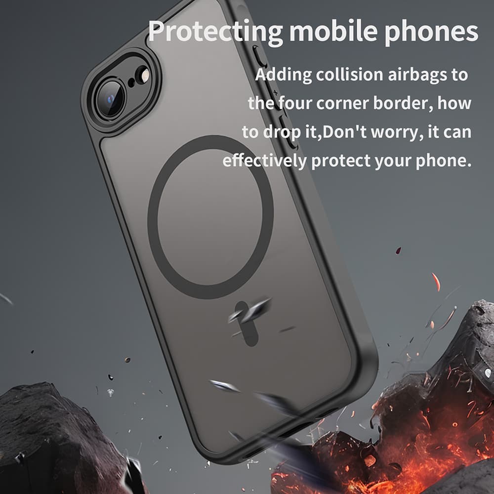 Techsuit HaloFrost II MagSafe pro iPhone 16e černý - náhled 4