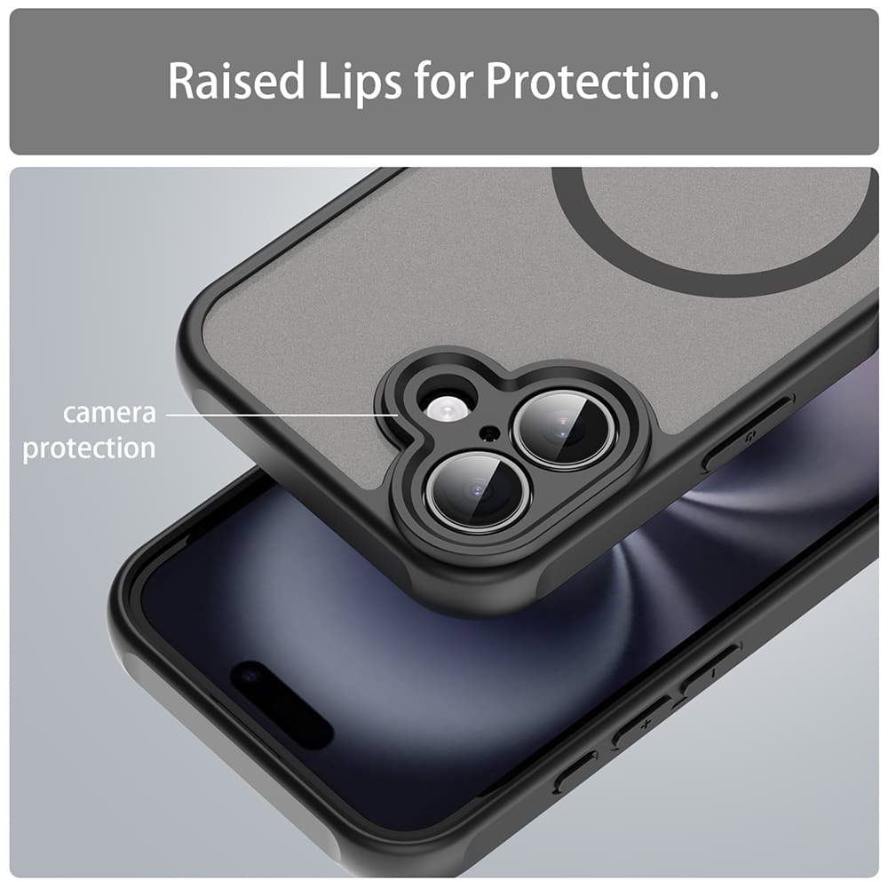 Techsuit HaloFrost II MagSafe pro iPhone 16 Plus černá - náhled 4