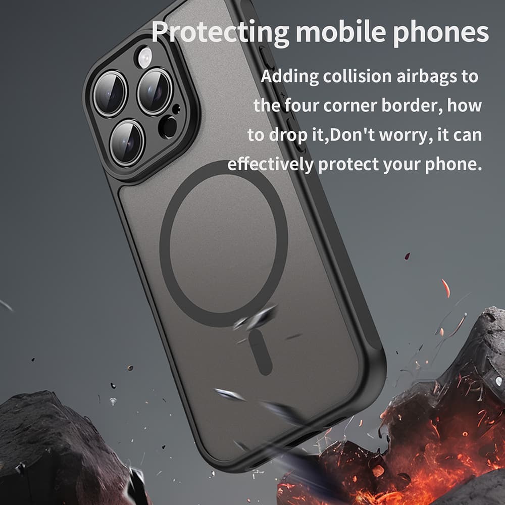 Techsuit HaloFrost II MagSafe pro iPhone 16 Pro černý - náhled 4