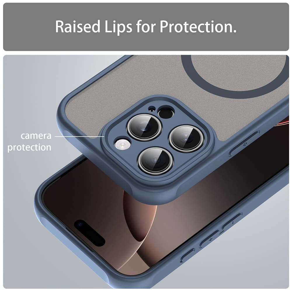 Techsuit HaloFrost II MagSafe pro iPhone 16 Pro v námořnické modré - náhled 4
