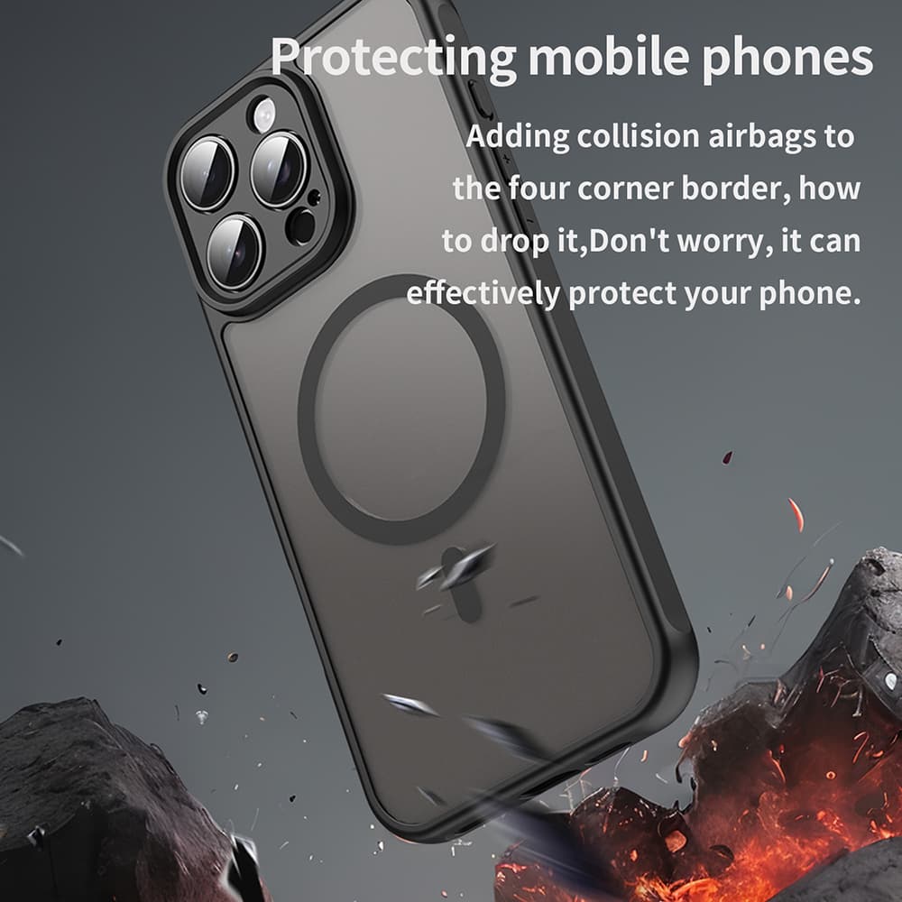 Techsuit HaloFrost II MagSafe pro iPhone 16 Pro Max černý - náhled 4