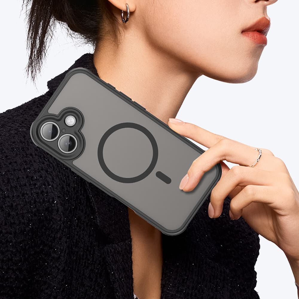 Techsuit HaloFrost II MagSafe pro iPhone 17 černý - náhled 4