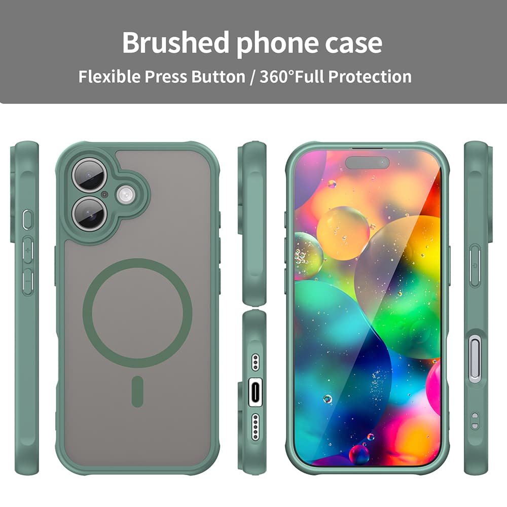 Techsuit HaloFrost II MagSafe pro iPhone 17 zelený - náhled 4