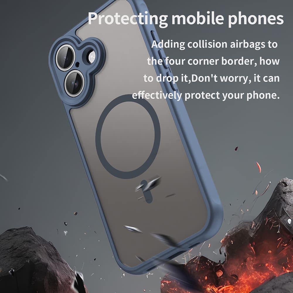 Techsuit HaloFrost II MagSafe pro iPhone 17 v námořnické modré - náhled 4
