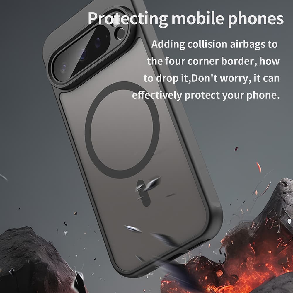 Techsuit HaloFrost II MagSafe pro Google Pixel 9 Pro černý - náhled 4