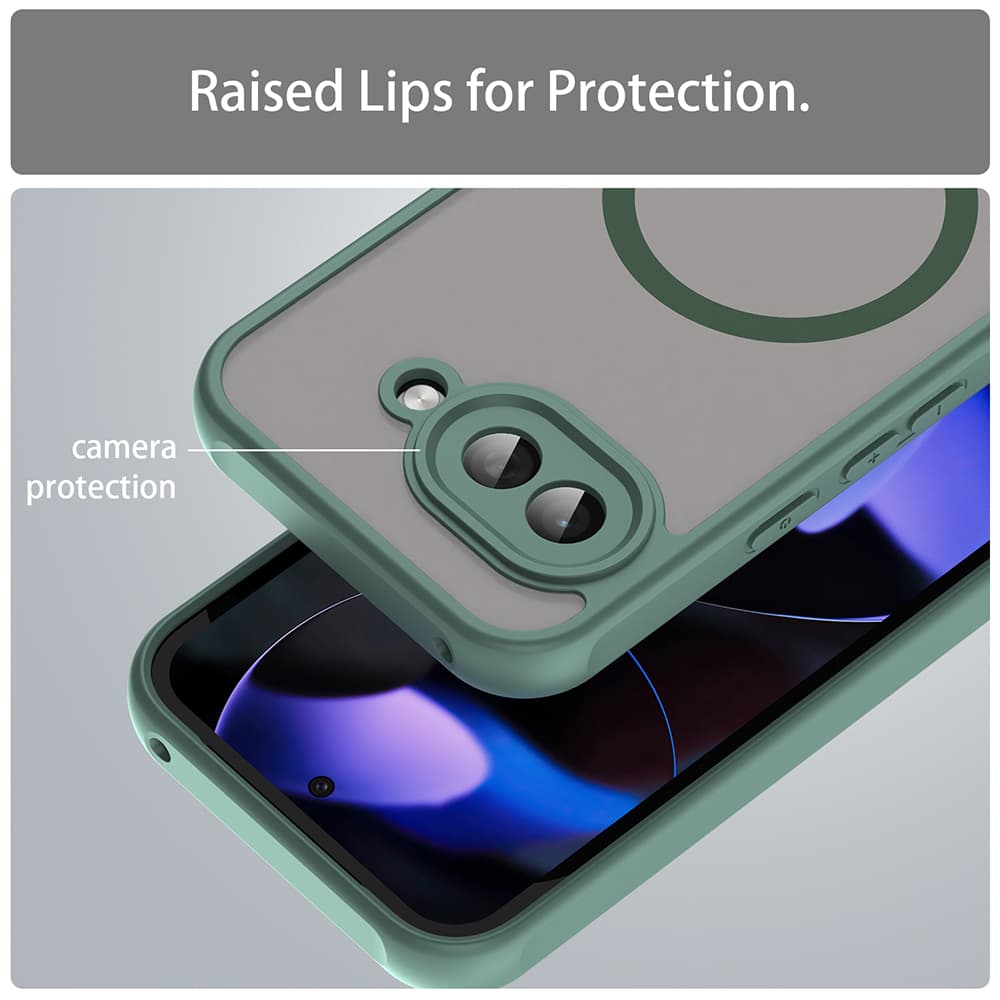 Techsuit HaloFrost II MagSafe pro Google Pixel 9a zelená - náhled 4