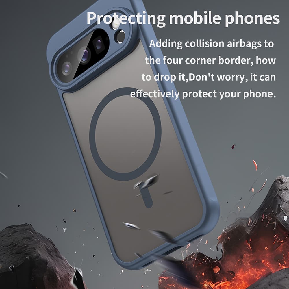 Techsuit HaloFrost II MagSafe Google Pixel 10 Pro námořnická modrá - náhled 4